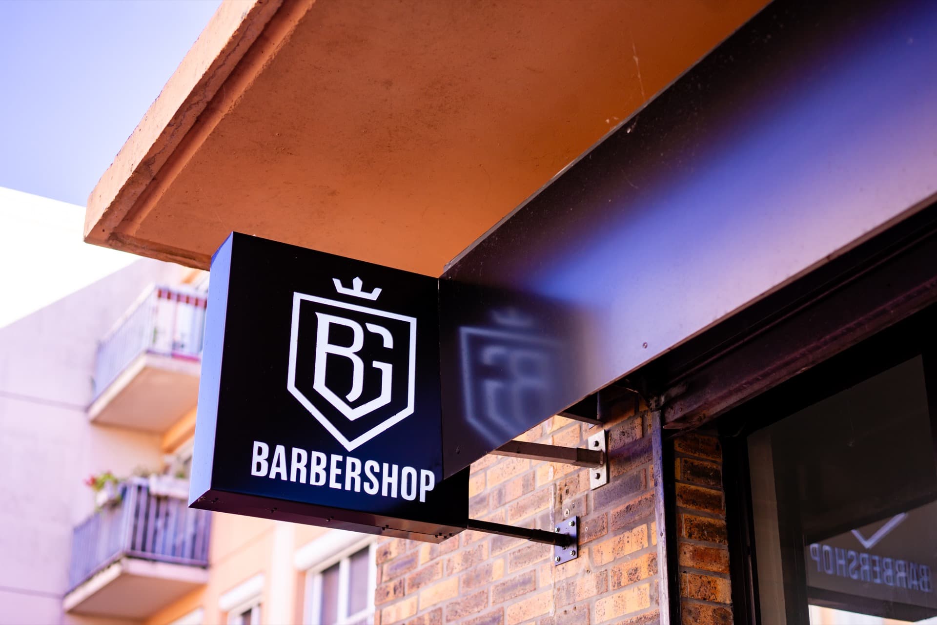 Enseigne BG Barbershop