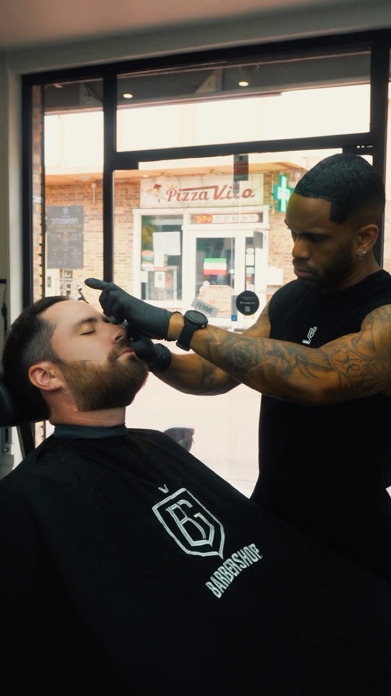 Taille de barbe au salon BG Barbershop